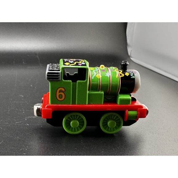 Thomas & Friends Take N Play Along 2002 Vtg Celebration Percy Train LE Diecast - Picture 6 of 10